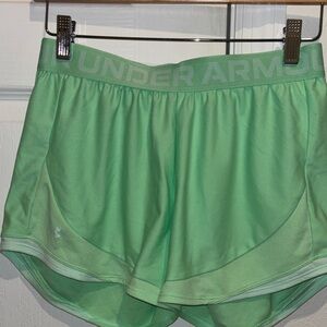 Under Armour Women's Mint Green Athletic Shorts